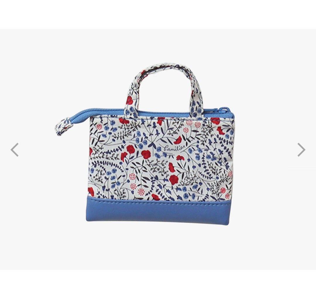 familiar ファミリア リバティ ミニバッグチャーム ブルー 青 - メルカリ