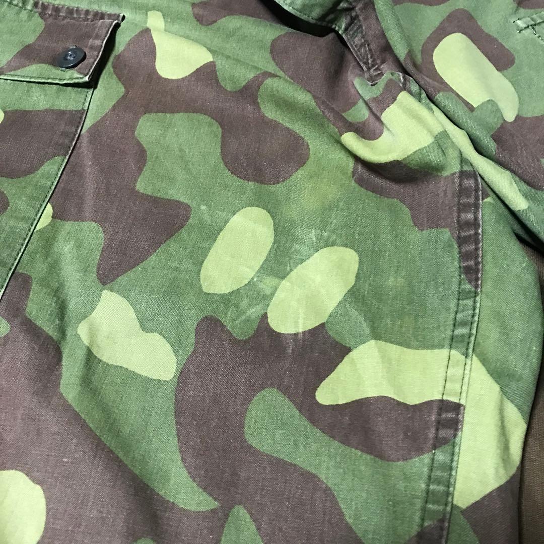 フィンランド軍 M62 オーバーパンツ カモ 迷彩 ミリタリー ビンテージ