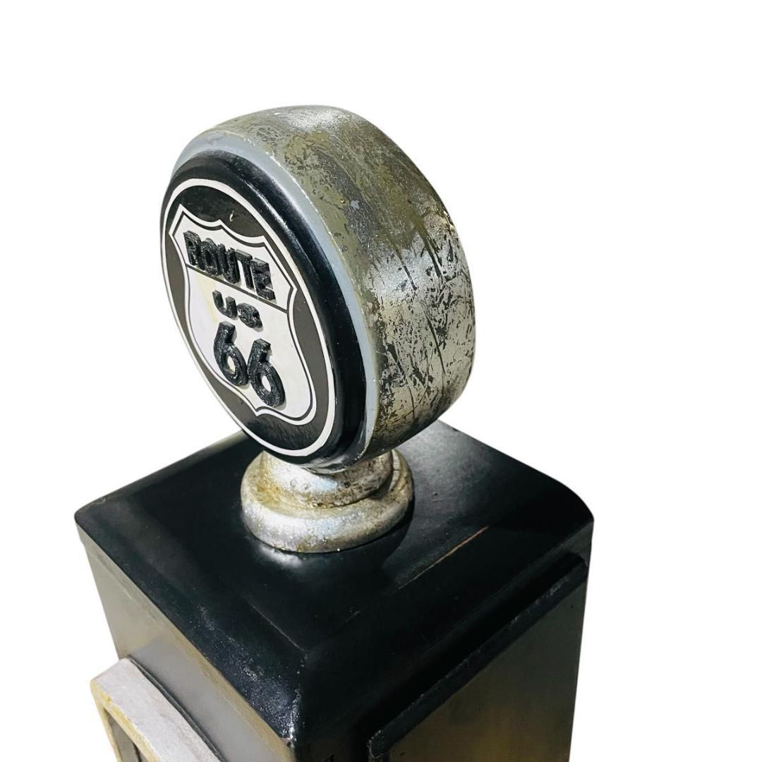 【アメリカン雑貨】ルート66 ガスポンプ CDタワー 小物棚 マルチキャビネット