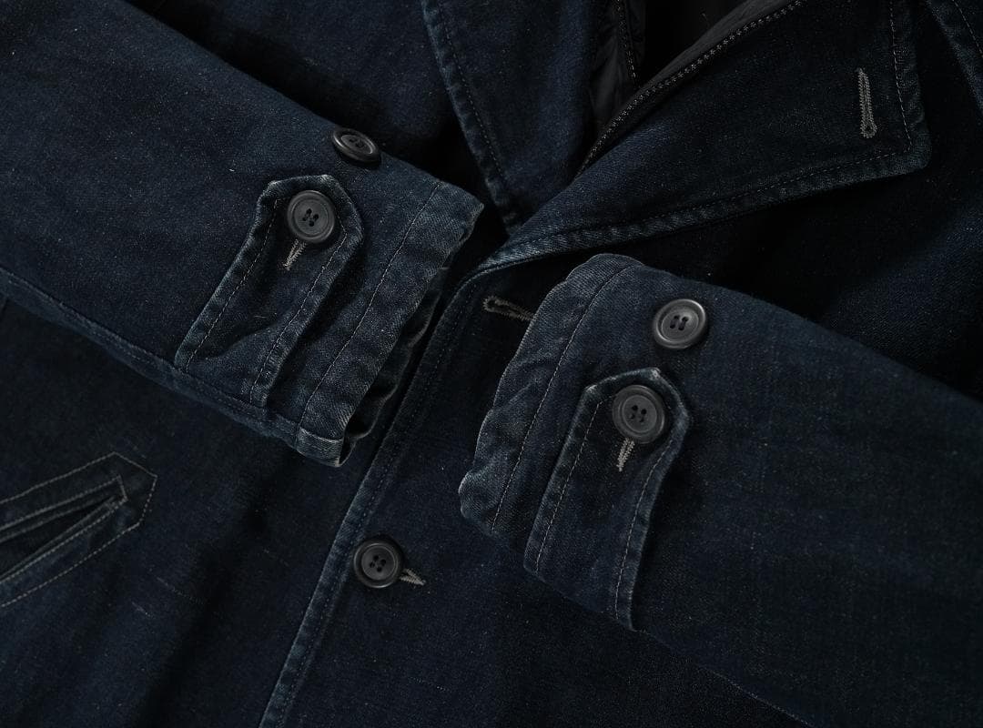 イタリア製 ARMANI JEANS デニム コート ライナー付き 48サイズ