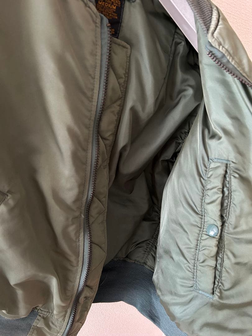 【ALPHA】90s USA製　50s復刻　フライトジャケット　MA-1