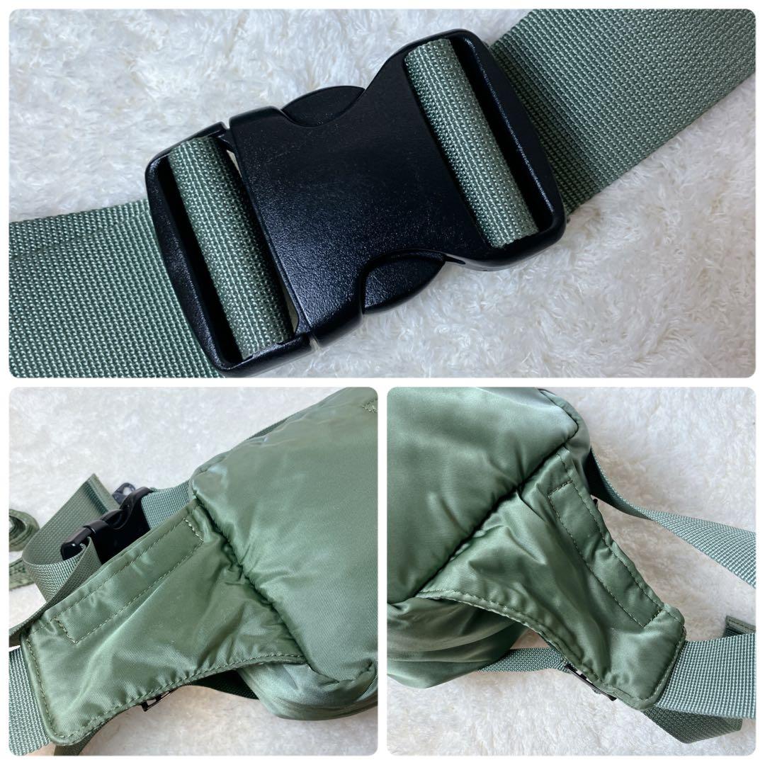 【入手困難】PORTER タンカー 2way ウエストバッグ セージグリーン