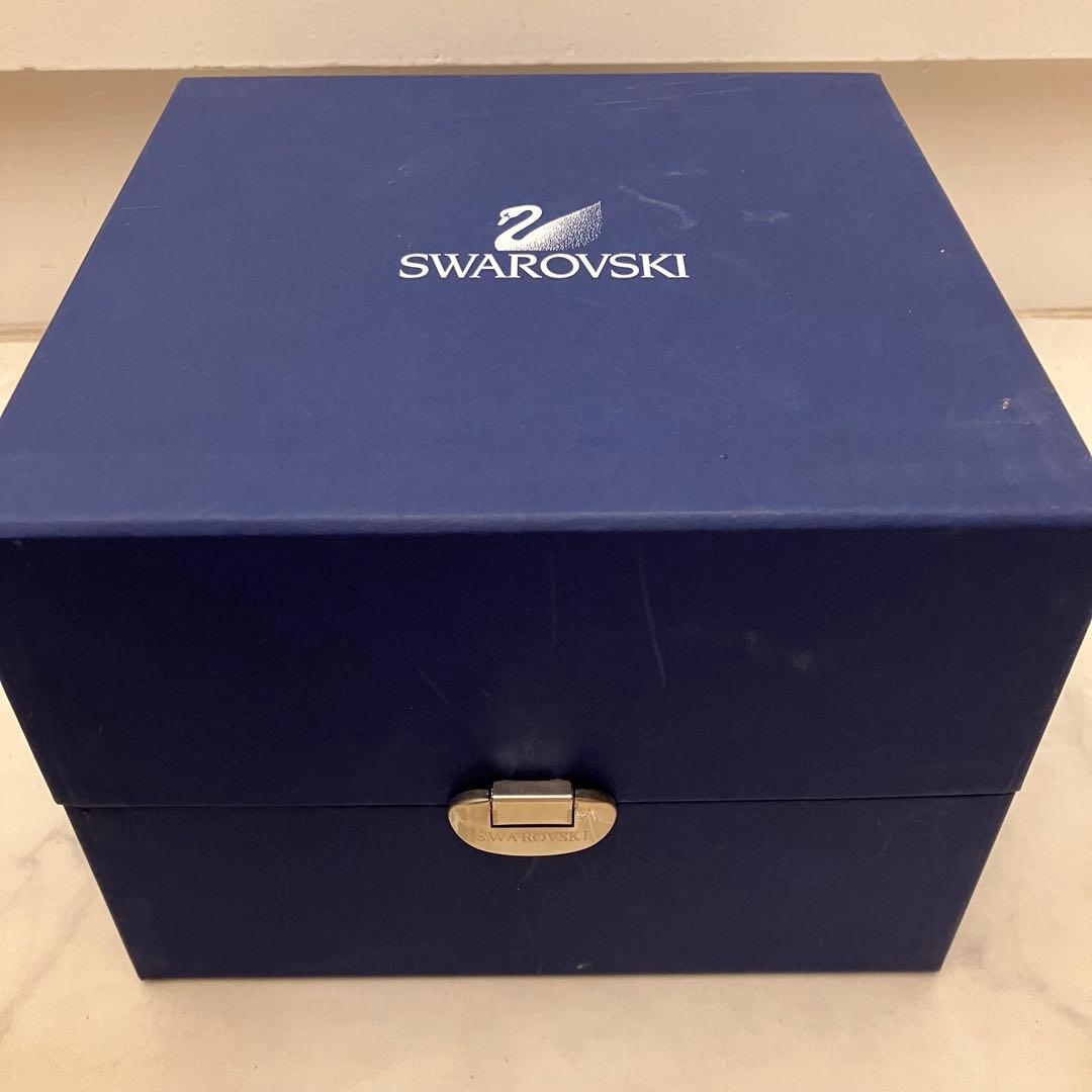 美品★ SWAROVSKI スワロフスキー　クリスタルガラス　エーデルワイス