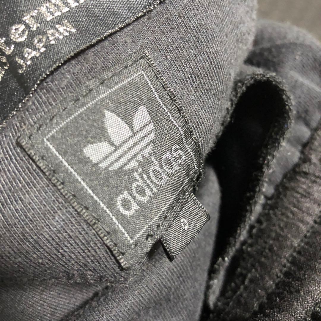 マスターマインド adidas スカルプリント ブラックジャージパンツ