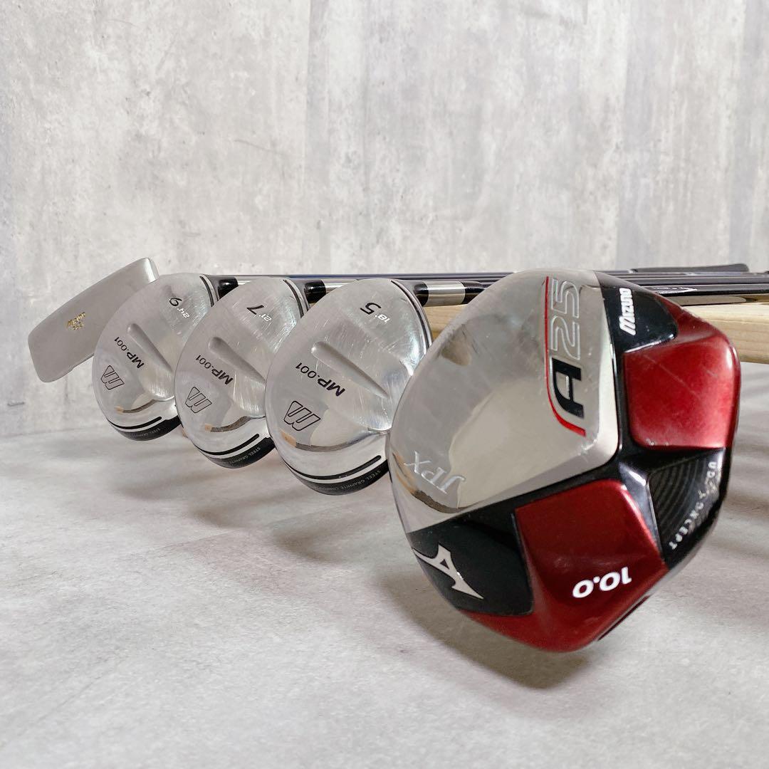 V791 ミズノ メンズ ゴルフ クラブ フルセット 16点 黒 初心者 練習