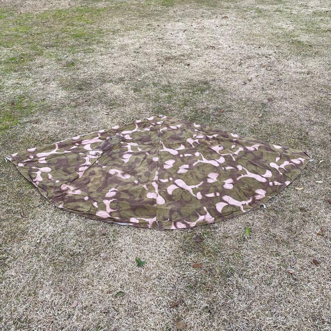 【超レア】ハンガリー軍　軍幕　初期型　２枚　ポール・ペグセット　ワンポールテント