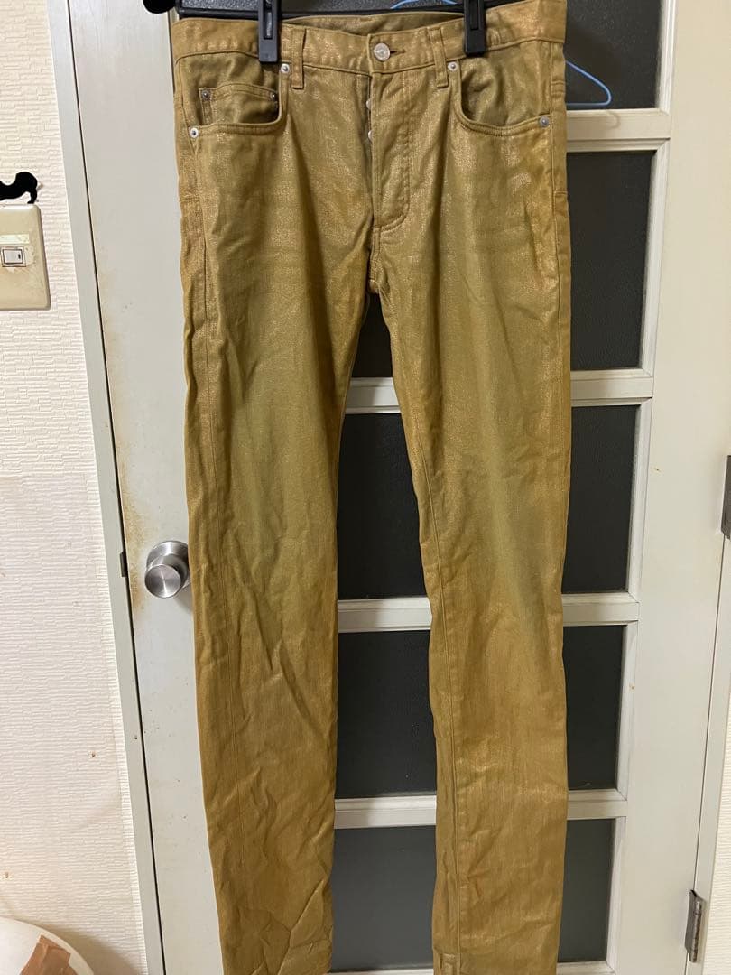 Dior Homme ゴールド　デニム　金色　30