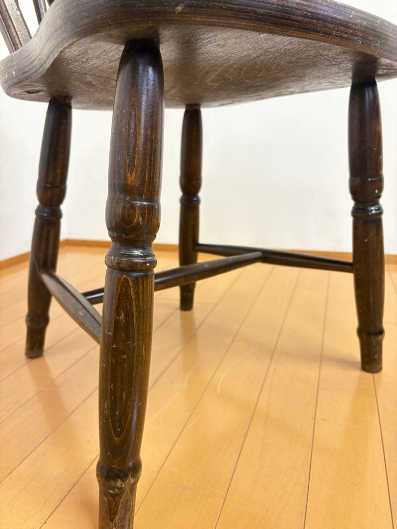 ホイールバック　ウィンザーチェア　アンティーク　英国