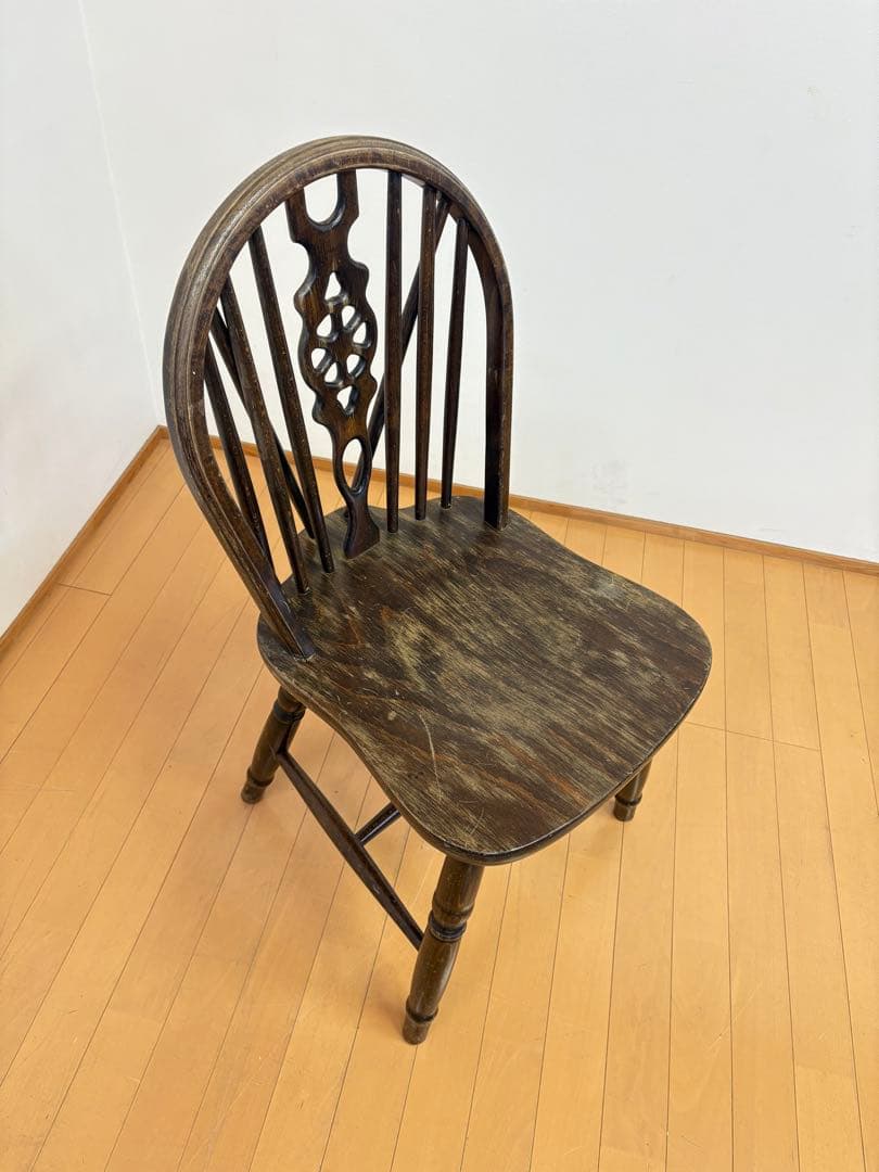 ホイールバック　ウィンザーチェア　アンティーク　英国