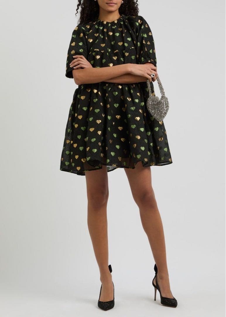 キャリッジハートミニドレス