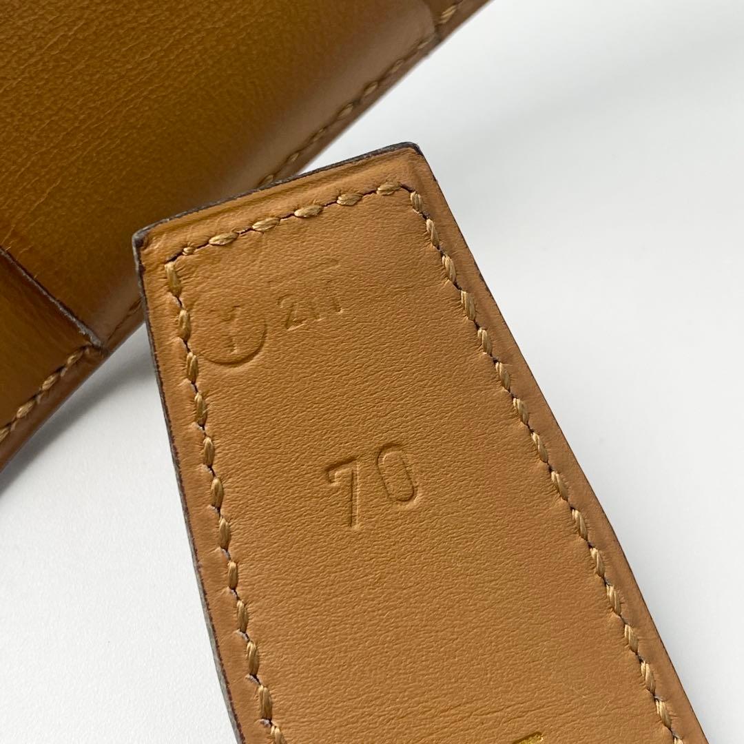 エルメス HERMES ケリーベルト GD金具 ボックスカーフ Y刻印.