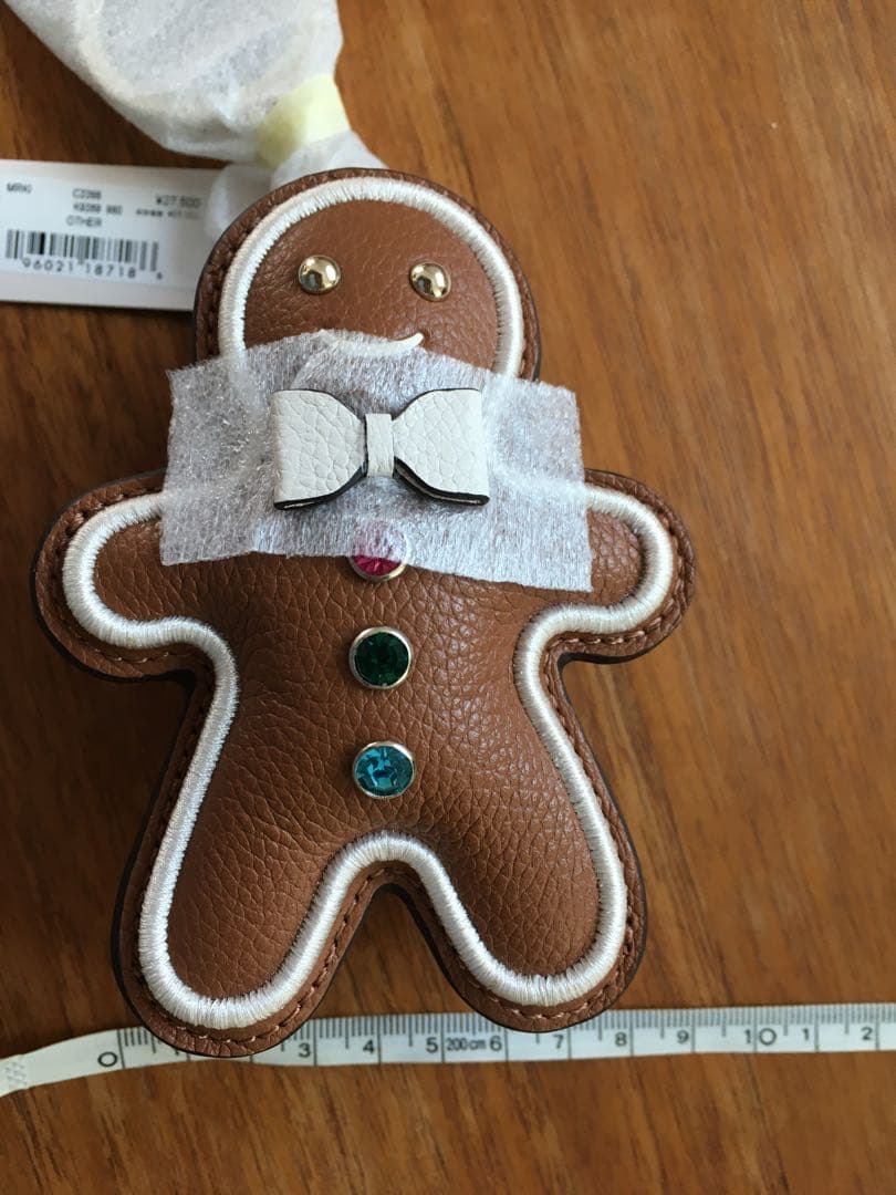 ケイトスペード ジンジャーマン バッグチャーム クリスマス ホリデー