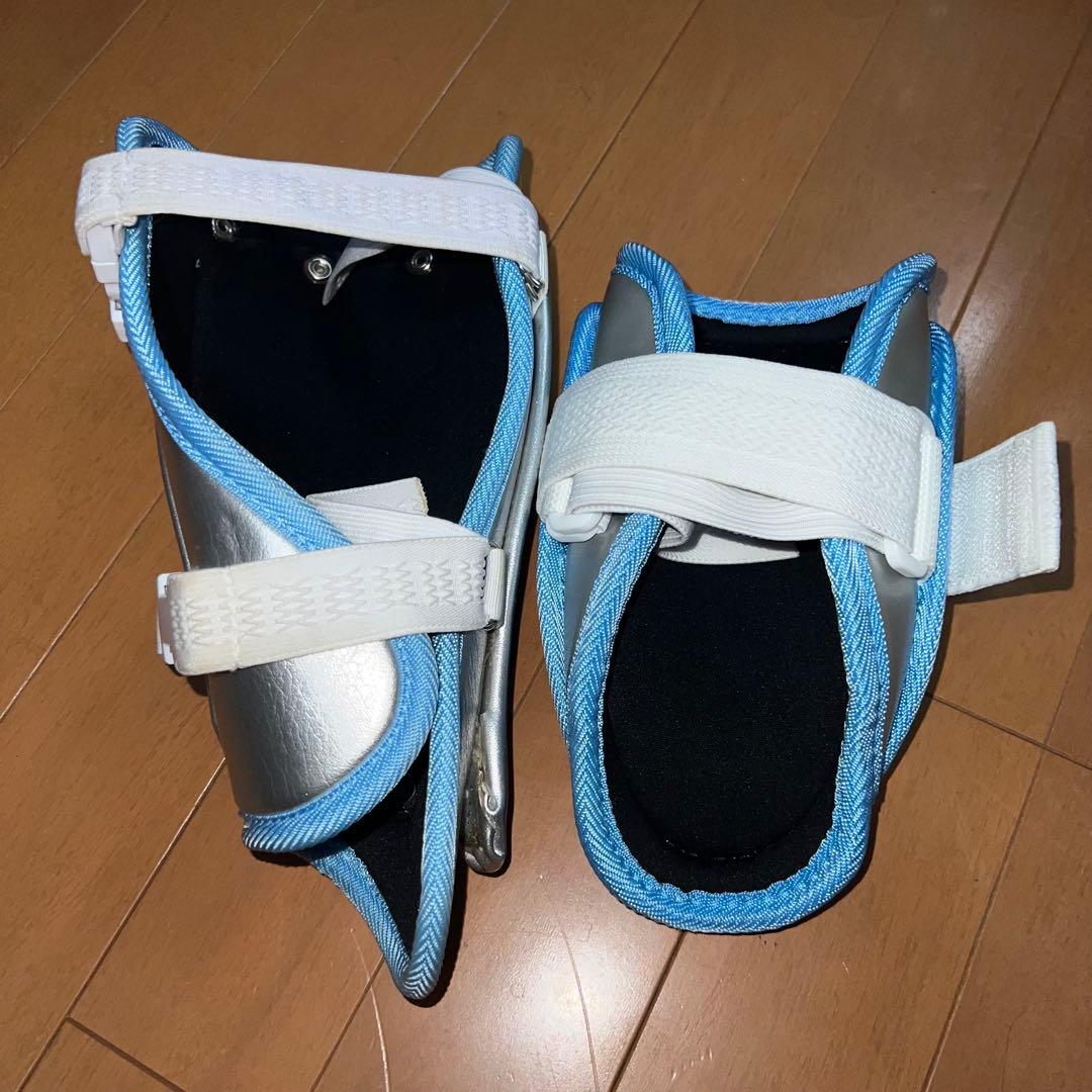 Mizuno エルボーガード シルバー/ブルー　限定品