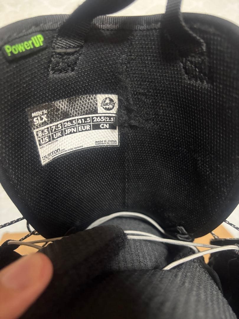 極美品　2018年モデル BURTON SLX 26.5cm