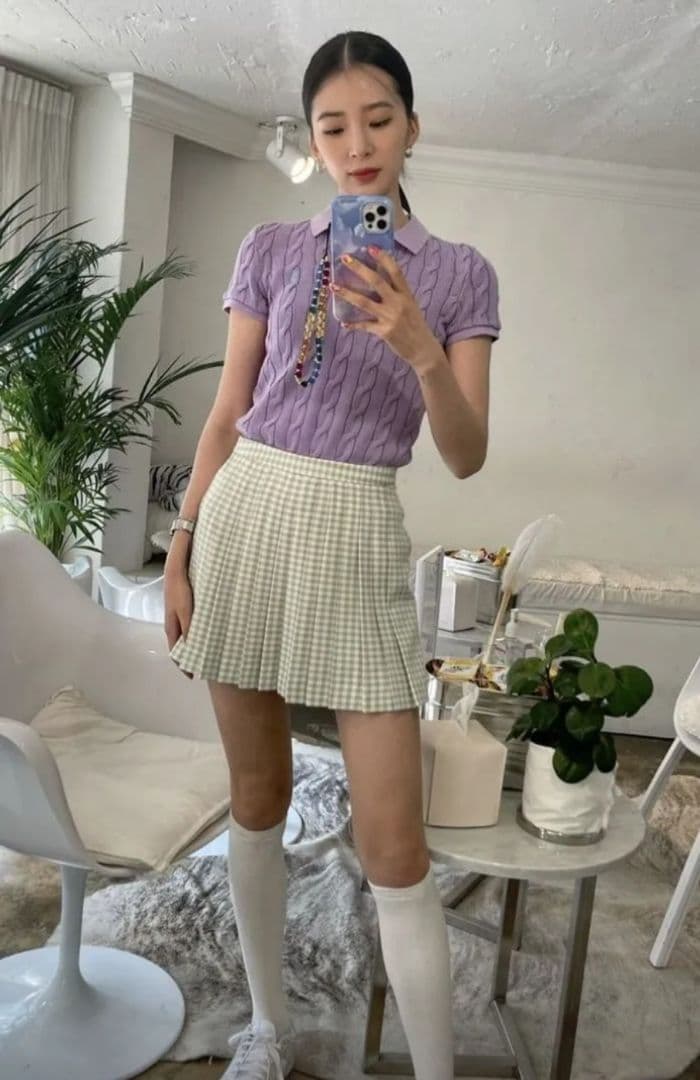 めぇめぇ様☆ポロラルフローレン ケーブル編み ポロシャツ ピンク