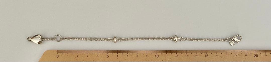 Tiffanyティファニー　チェーンブレスレット ハートモチーフSV925 美品