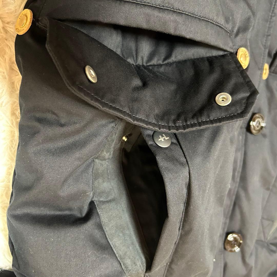 タグ付✨新品✨【Holubar】リアルファー付 ダウンジャケット 防寒 極暖 黒