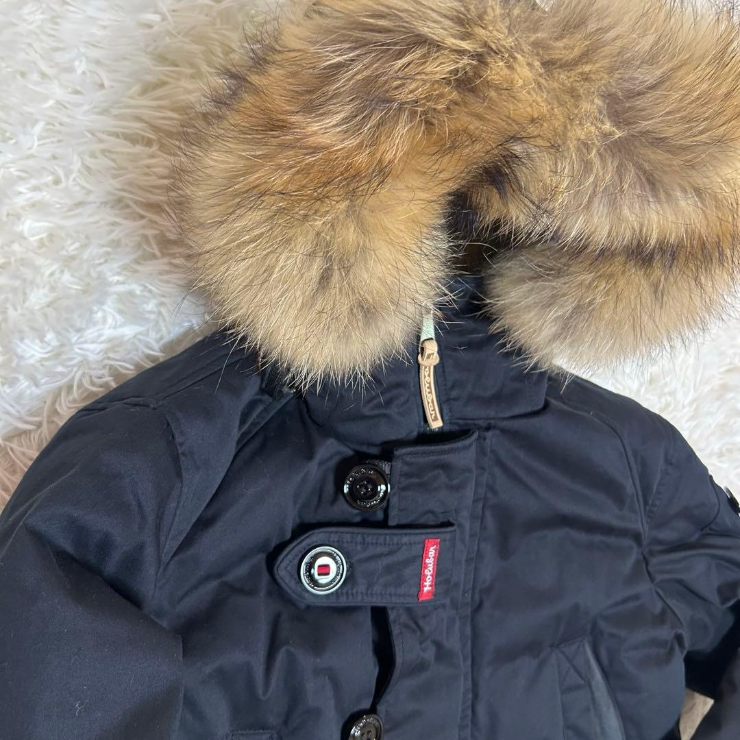 タグ付✨新品✨【Holubar】リアルファー付 ダウンジャケット 防寒 極暖 黒