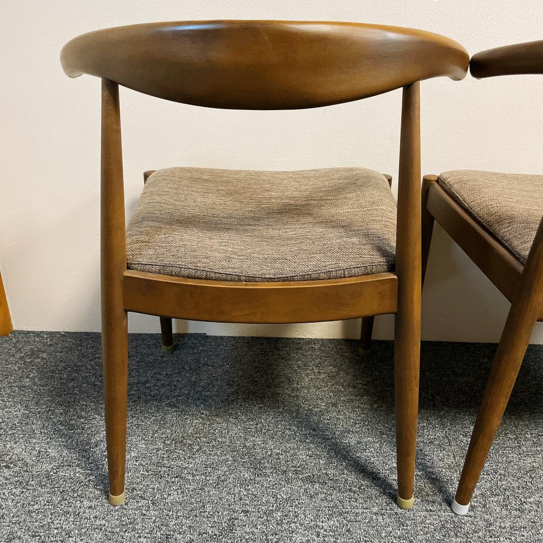 【希少ブラウン✨】ニトリ NコレクションC-01D ダイニングチェア　2脚