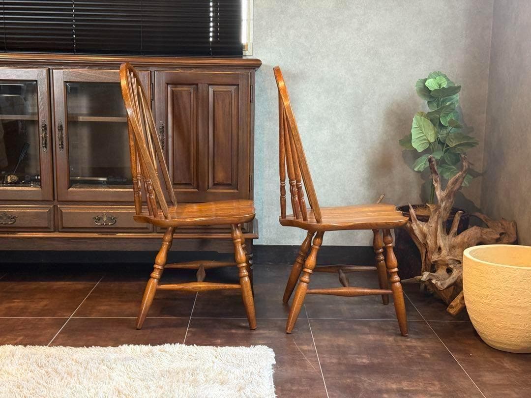 柏木工　KASHIWA ダイニング　フープバックチェア　ヴィンテージ　ISG