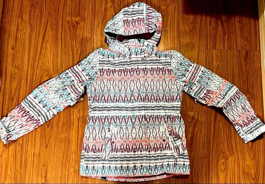 【美品】レディースROXY スノーボードウェア上下セット 女性用　Mサイズ