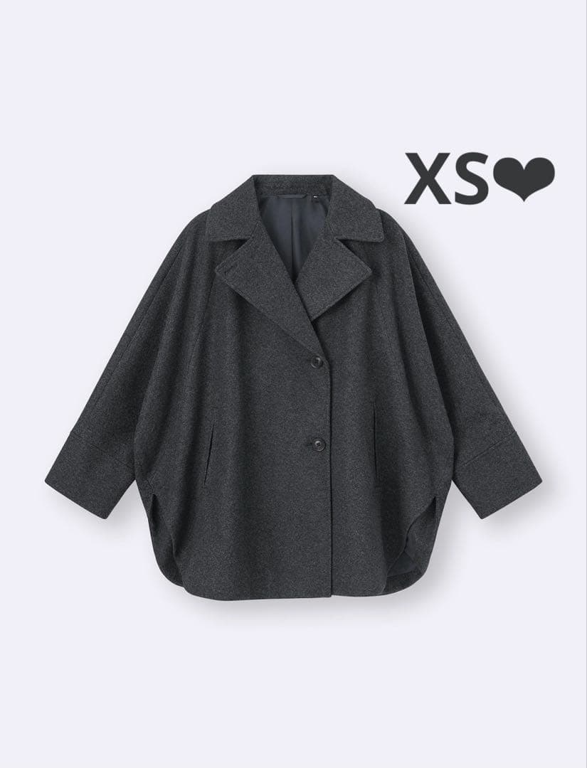 ジーユー　コージーメルトンケープコートZ+E❤︎