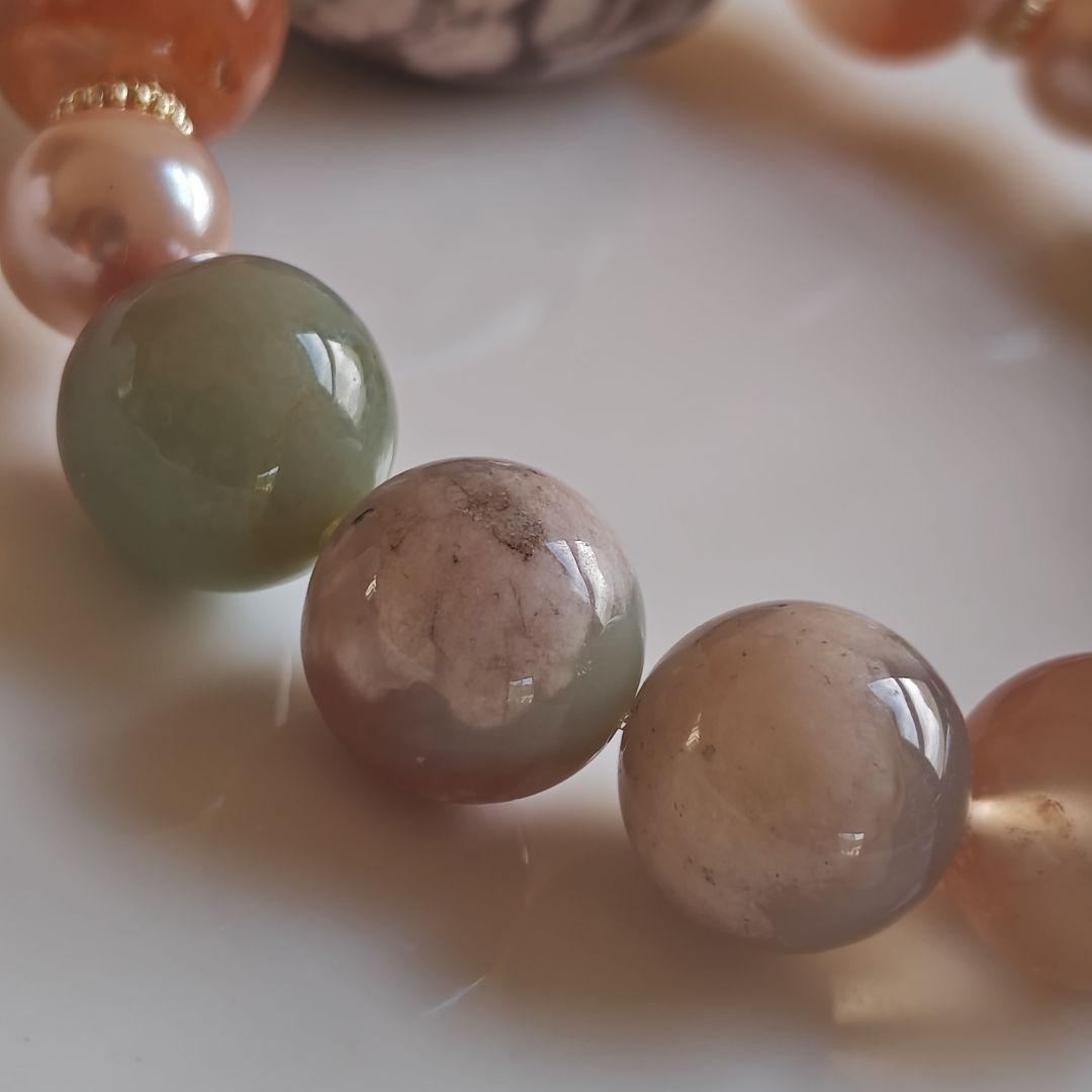 専用です♡新作♡グレー桜瑪瑙どんころ、桜瑪瑙、貝パール