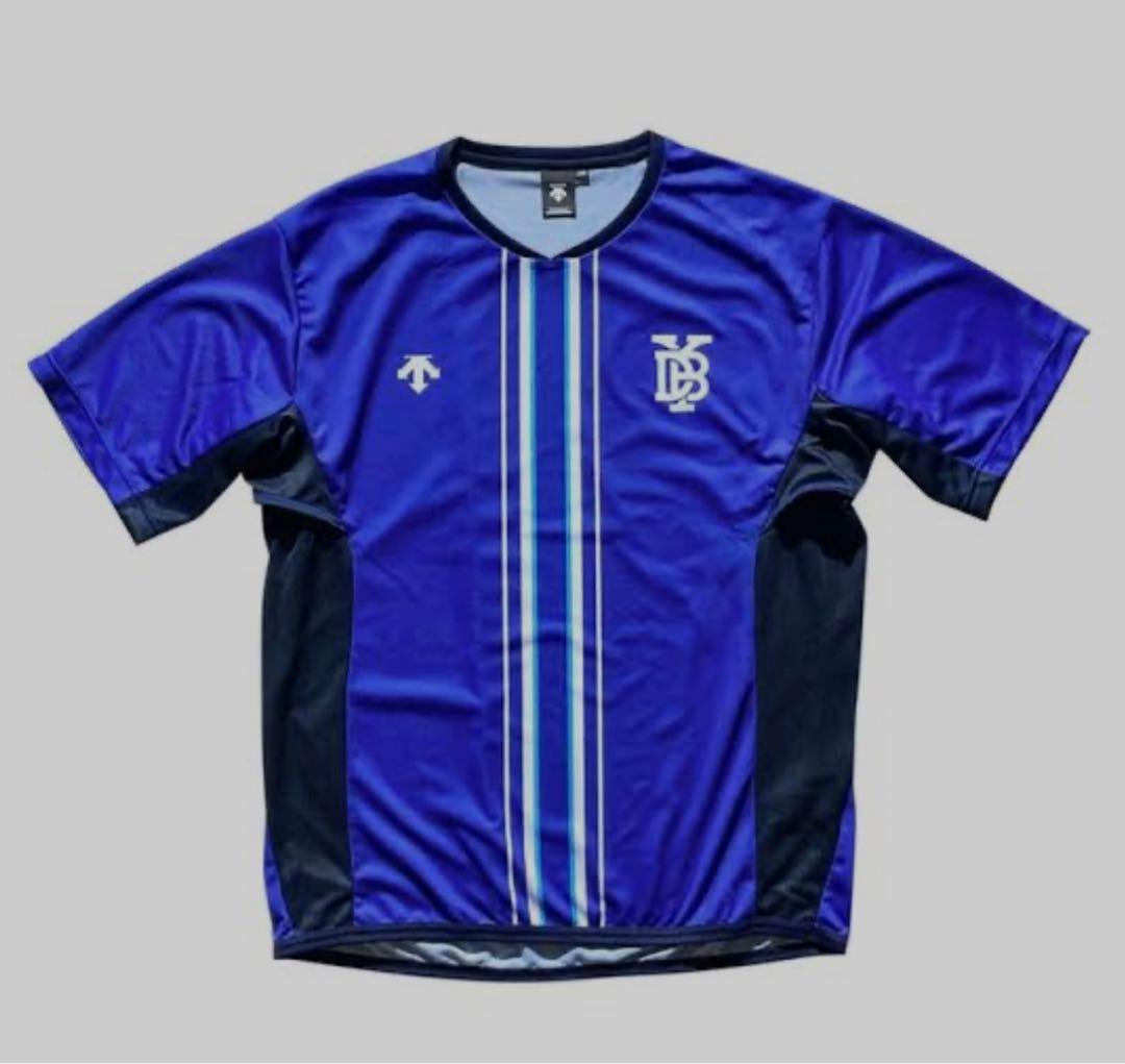 オーセンティックチームウェア/YOKOHAMA STRIPE/Tシャツ/ブルー