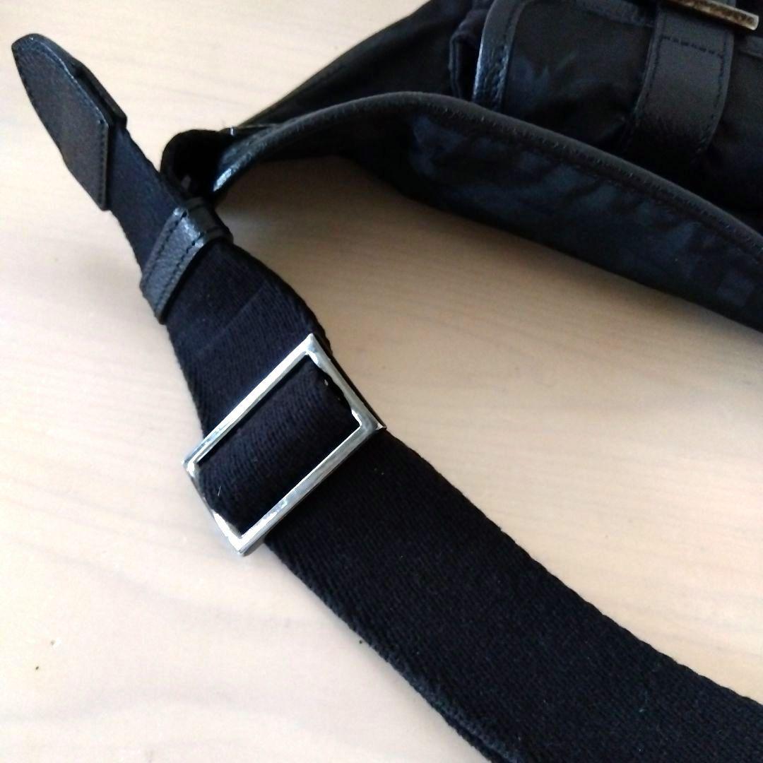 バーバリー ＊ウエストバック ブラック・チェック柄