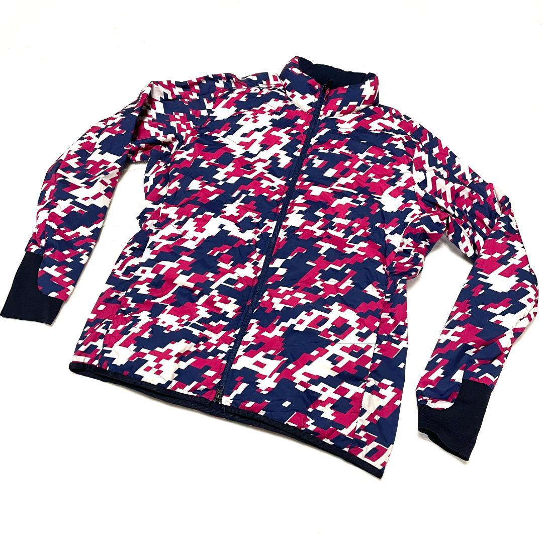 【フォロー割】 美品 ミズノゴルフ メンズ ダウンジャケット XL トリコロール