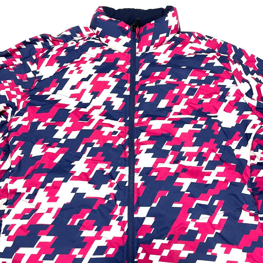 【フォロー割】 美品 ミズノゴルフ メンズ ダウンジャケット XL トリコロール