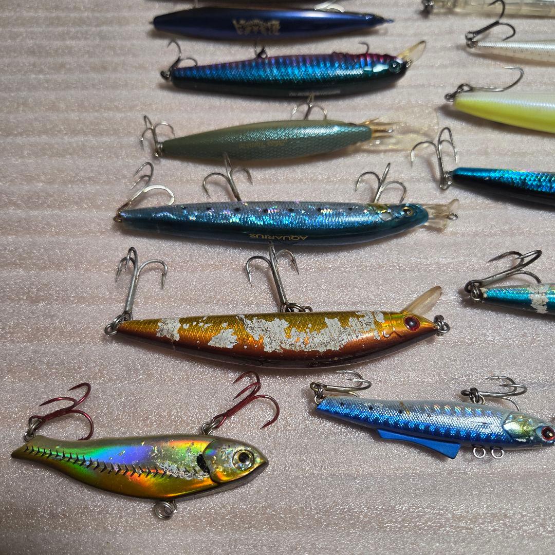 シーバスルアーセット　38個　VS3040ケース付き　ローリングベイト悟空