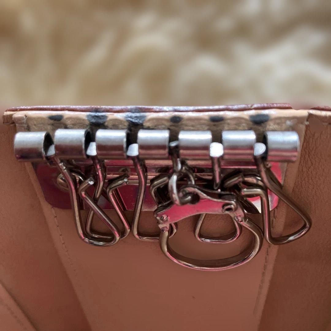 Christian Dior ディオール トロッター柄 キーケース 6連