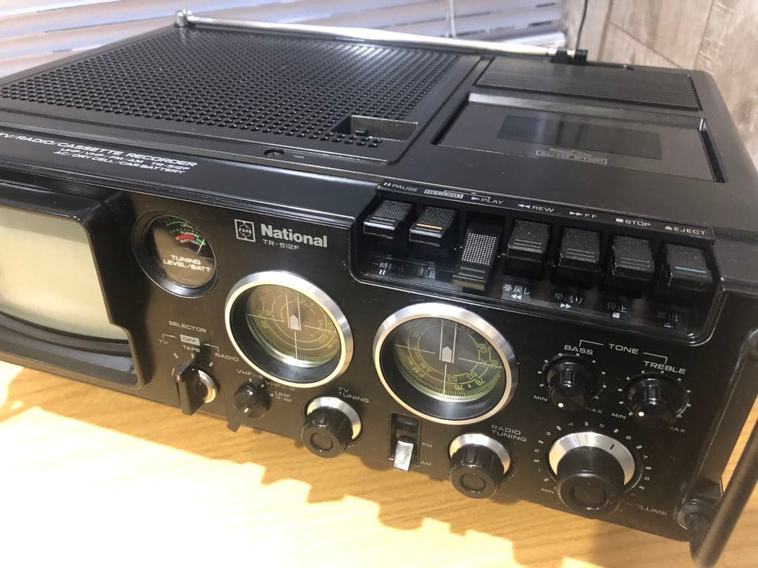 ナショナルTv ラジオカセ　TR-512F