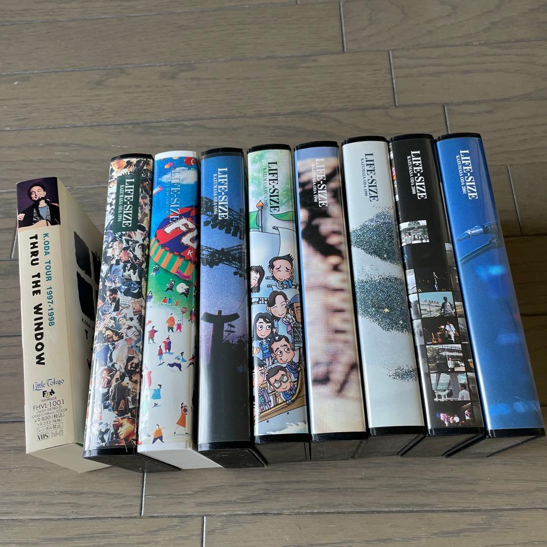 小田和正 LIFE‐SIZE 】VHSビデオ全9巻 - メルカリ