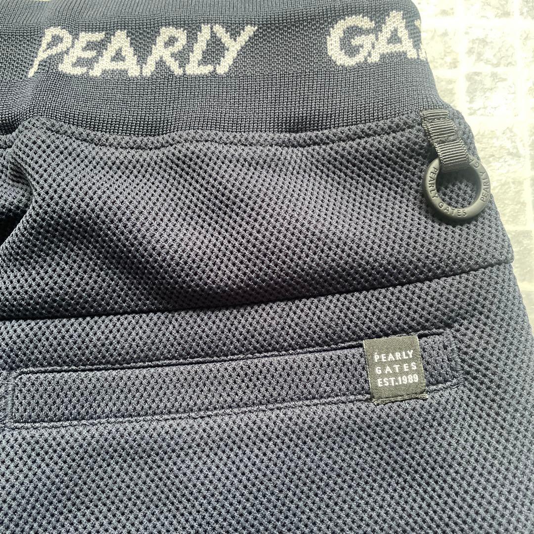 【うさぎ 様】PEARLY GATES パーリーゲイツジョガーパンツネイビー00