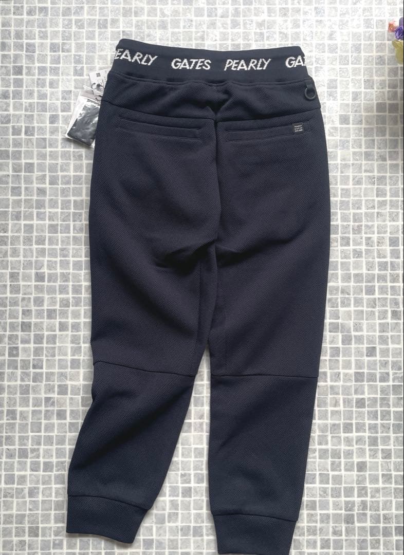 【うさぎ 様】PEARLY GATES パーリーゲイツジョガーパンツネイビー00