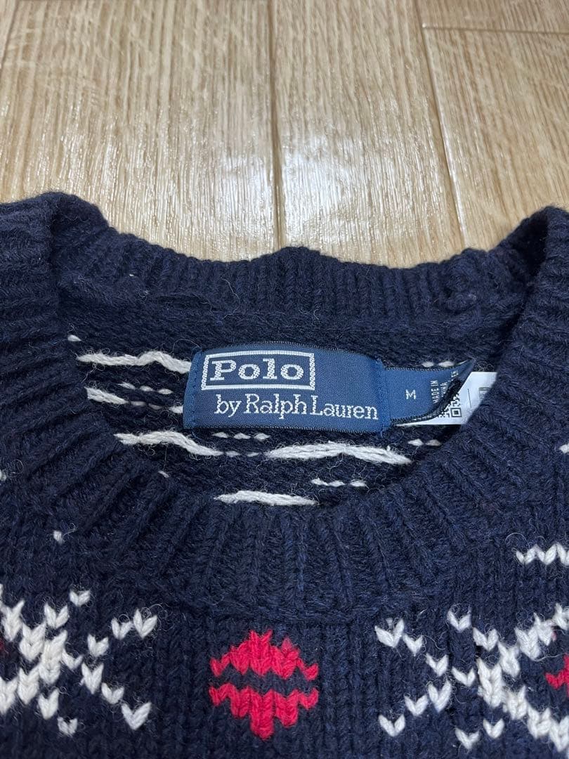 ポロバイラルフローレン　POLO メンズニット　Mサイズ