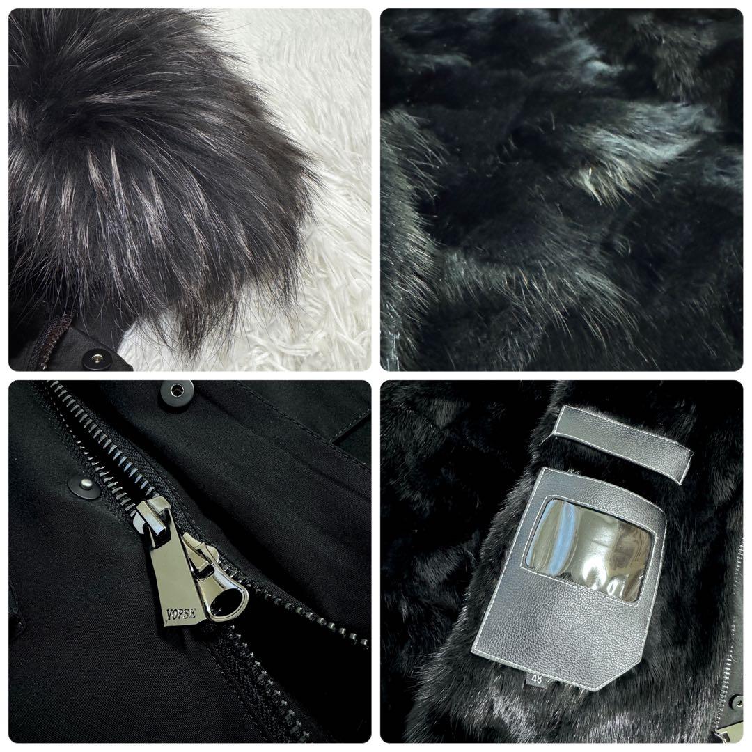 未使用級✨ ミンク ファー コート 毛皮 2way ジャケット お兄さん系