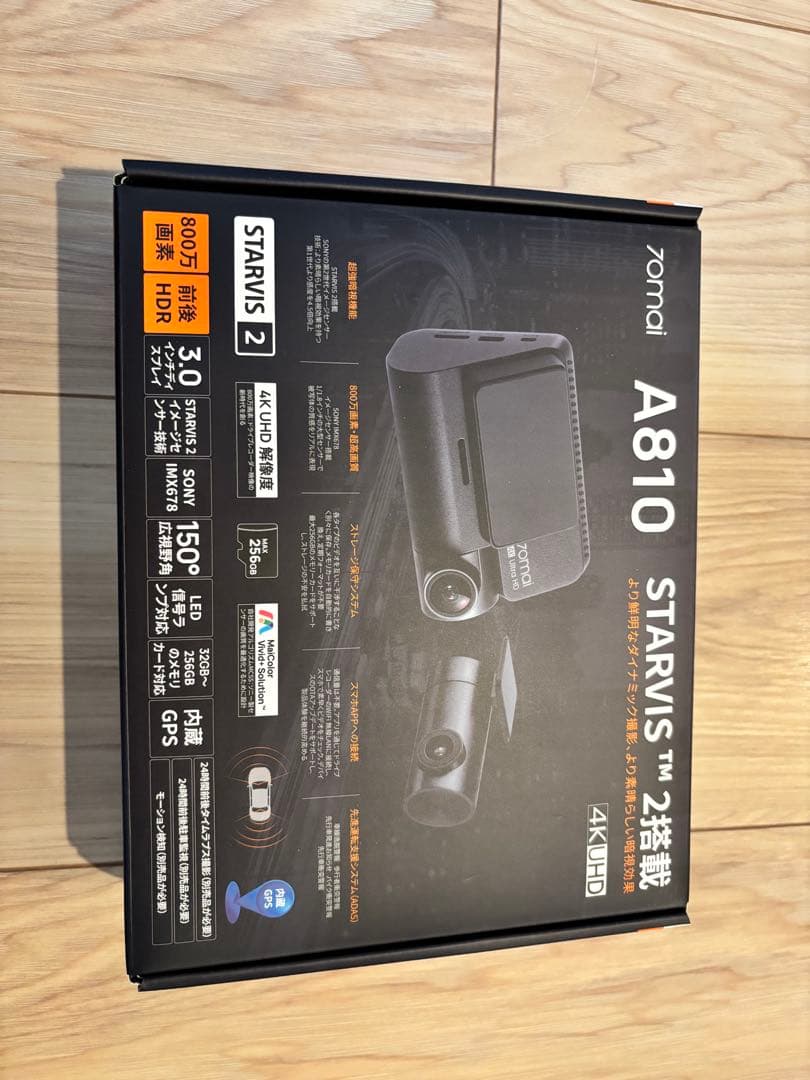70mai Dash Cam 4k A810 4Kドライブレコーダー