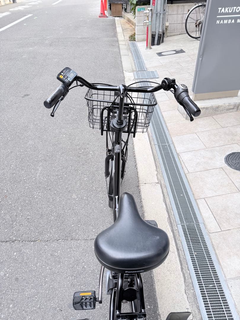 大阪府　パナソニック　 電動アシスト自転車 チャイルドシート付き