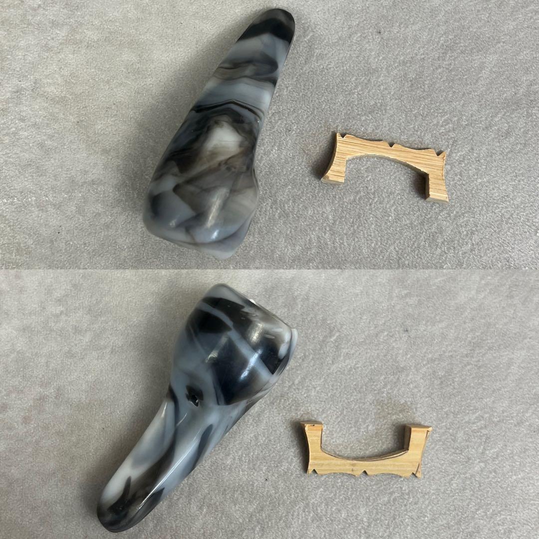 美品　沖縄三線　初心者　クロコ調2WAYレザーハードケース　人口皮　爪　うま