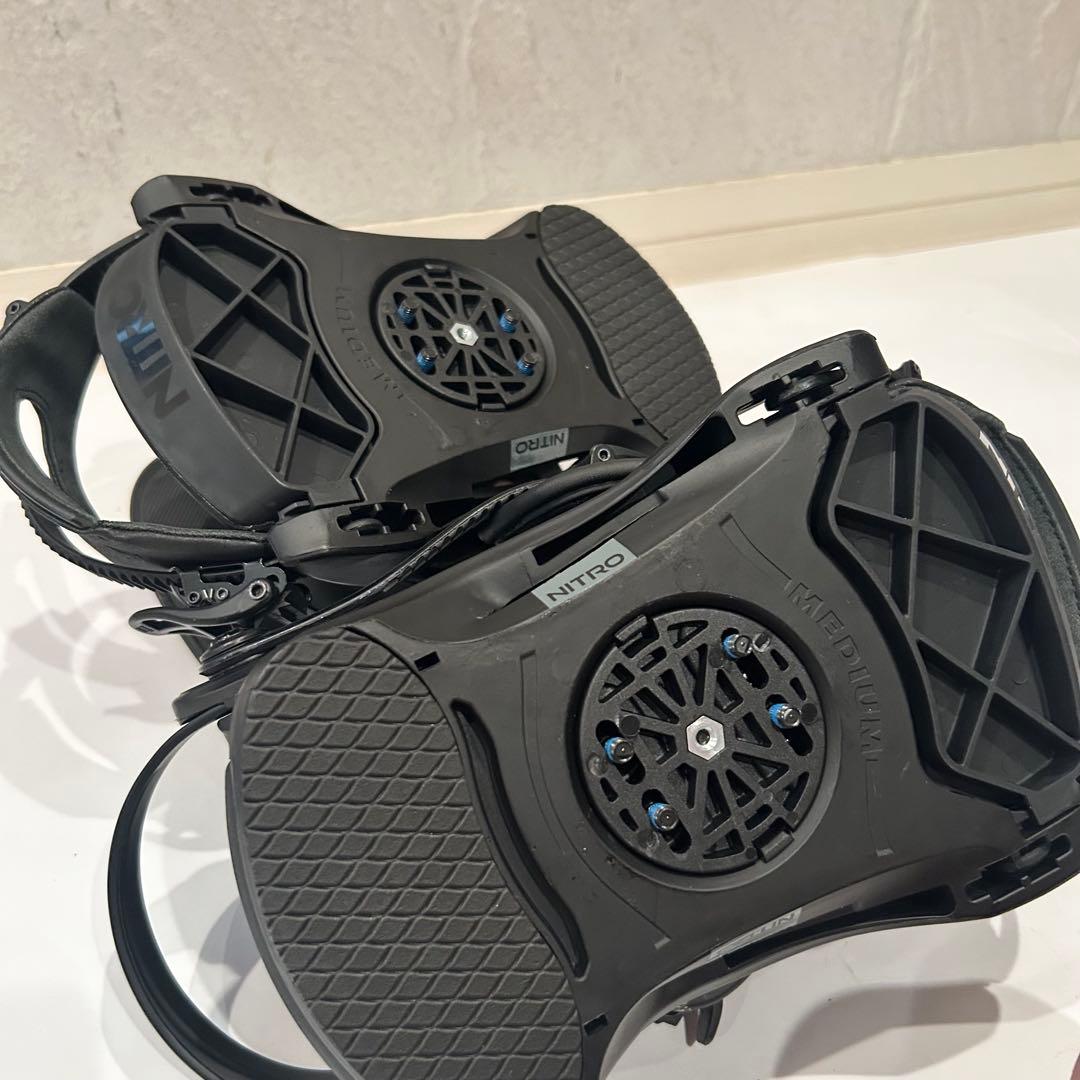 【未使用級】 NITRO ランブラー ビンディング Mサイズ 23-24 黒