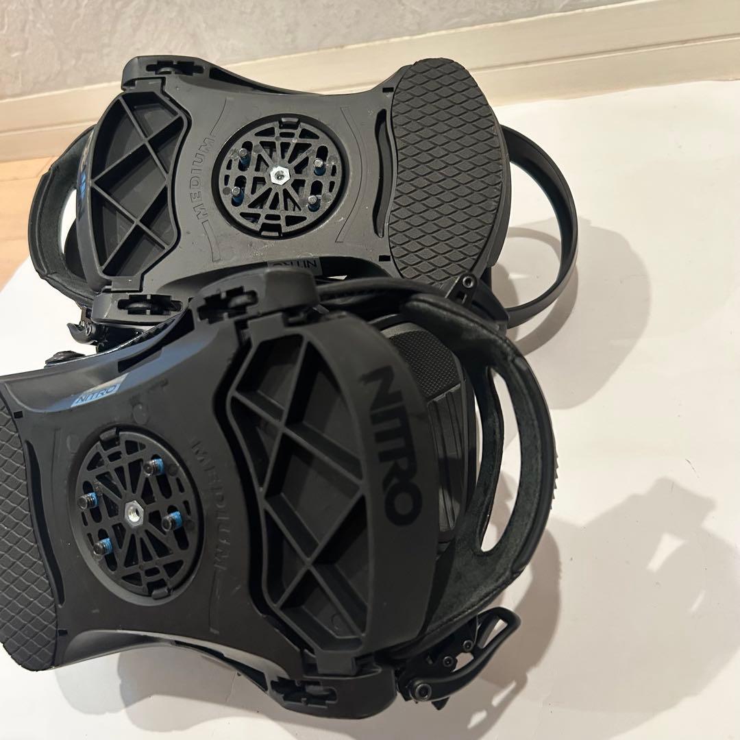 【未使用級】 NITRO ランブラー ビンディング Mサイズ 23-24 黒