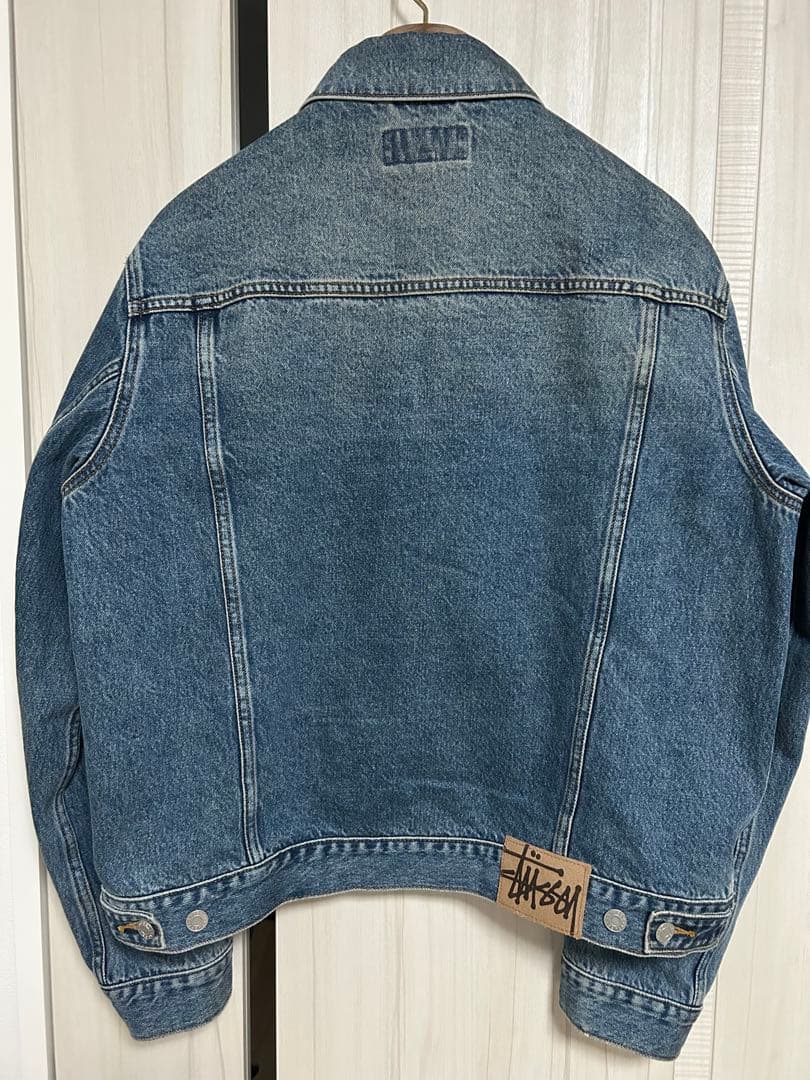 25秋冬 新作 STUSSY デニム トラッカー ジャケット L ジージャン
