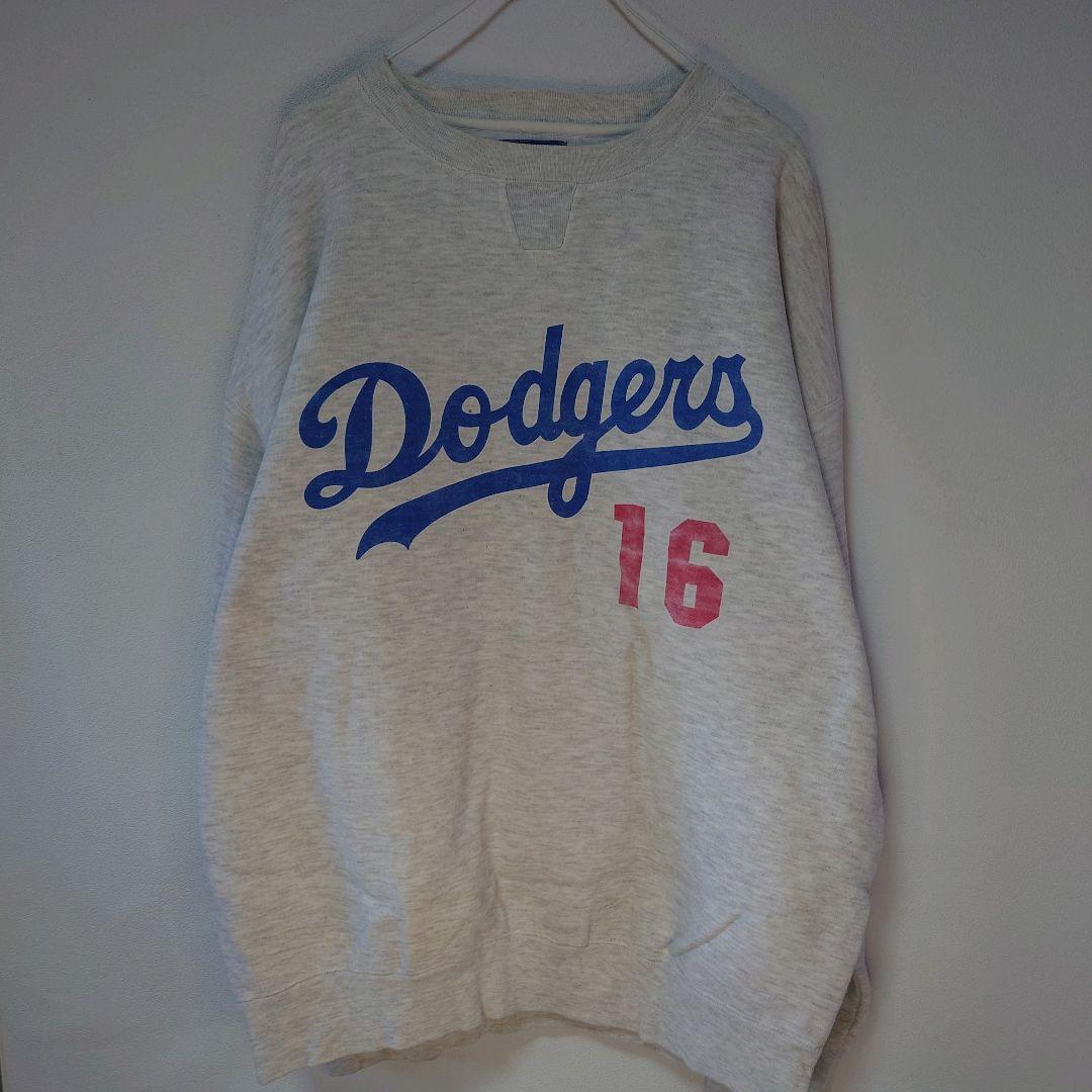 ヨ*ん様 【希少・現地購入】90s 野茂英雄 ドジャース スウェット XL ST