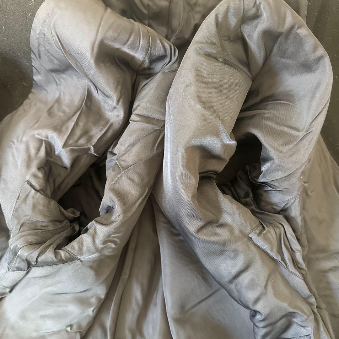 レアY's ヨウジヤマモト　ビックカラー　黒ウールロングコートオーバーシルエット