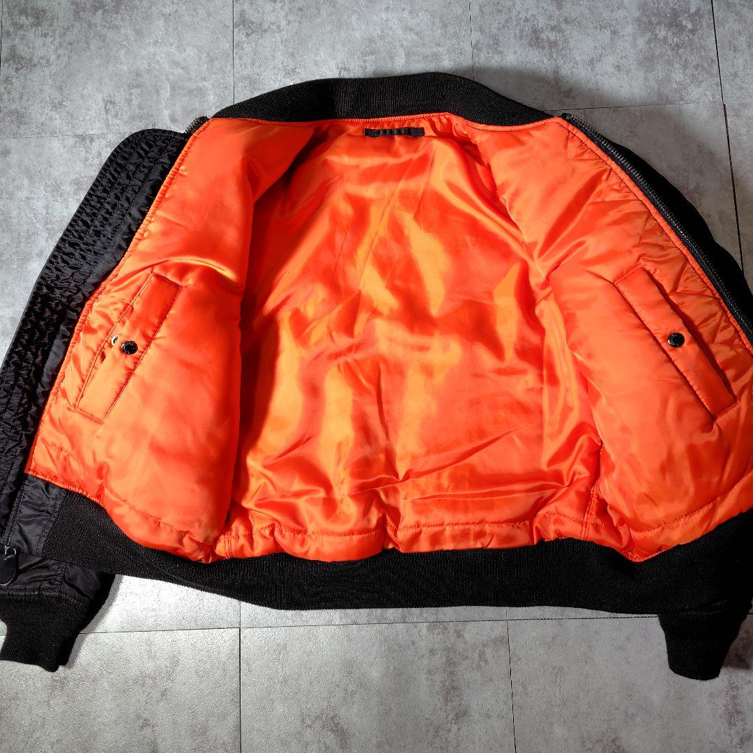 美品✨アヴィレックス　 MA-1 フライトジャケット　リバーシブル　黒　L