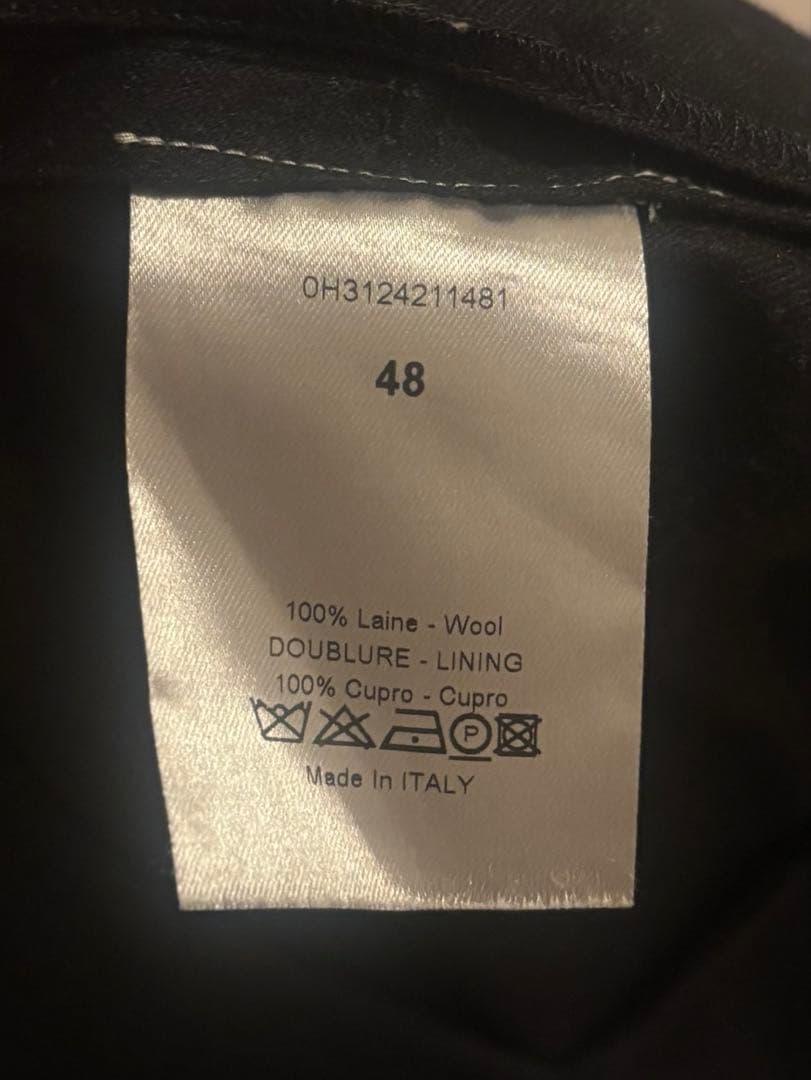 DIOR HOMME アシンメトリーコート