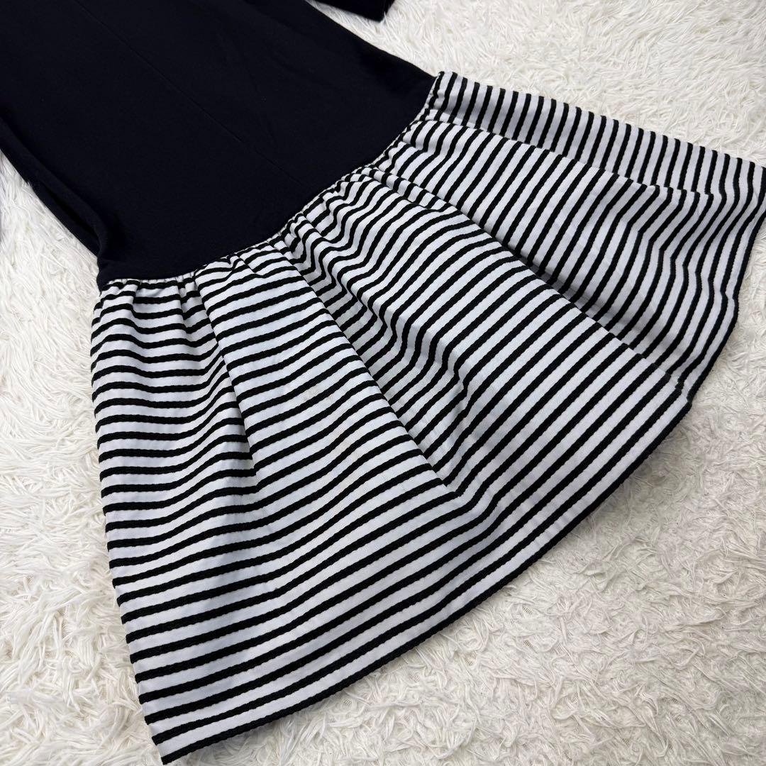 未使用 22AW ボーダーズアットバルコニー ワンピース ドレス カシミヤ混